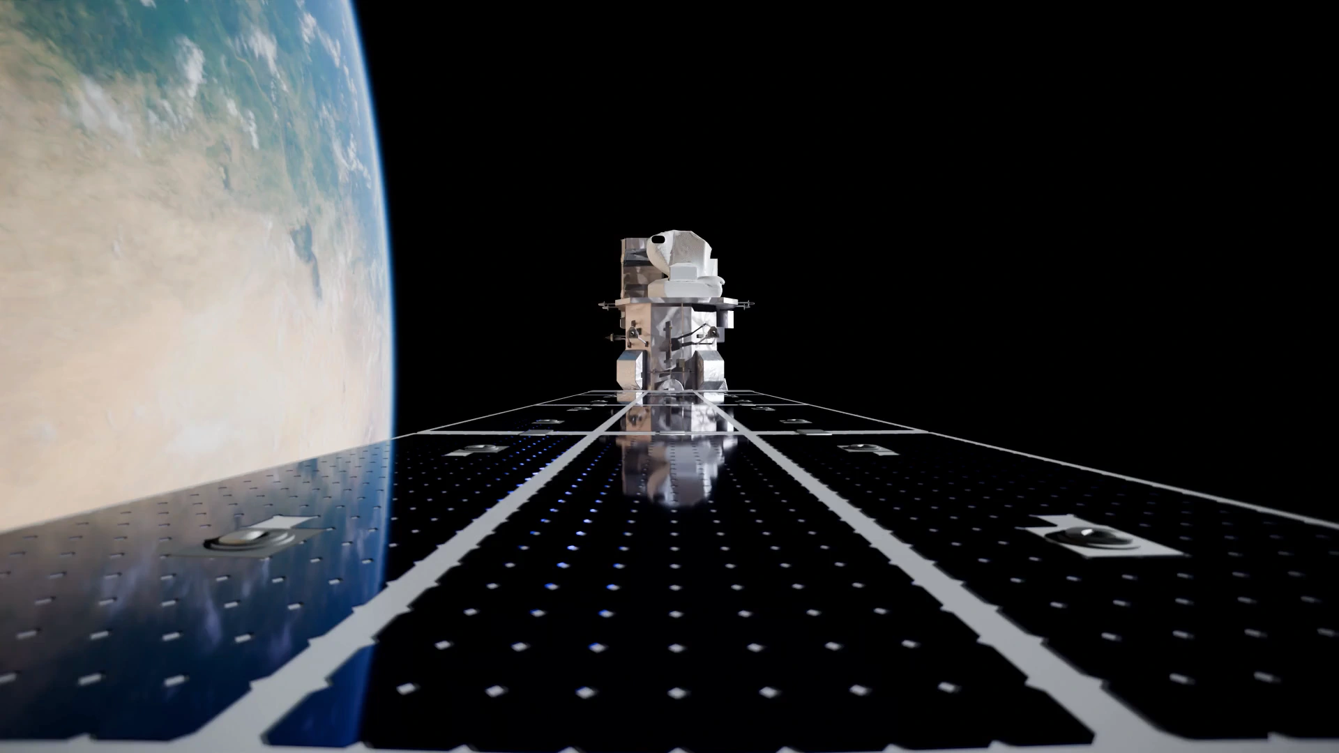 Spacecraft above Earth’s atmosphere